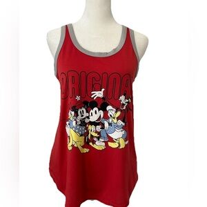 Disney Red Tank Top Size Small Original Characters